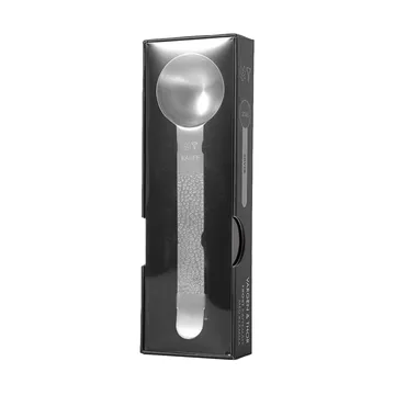 Frost koffiemaatlepel met klem - Zilver, 20 ml - Vargen & Thor