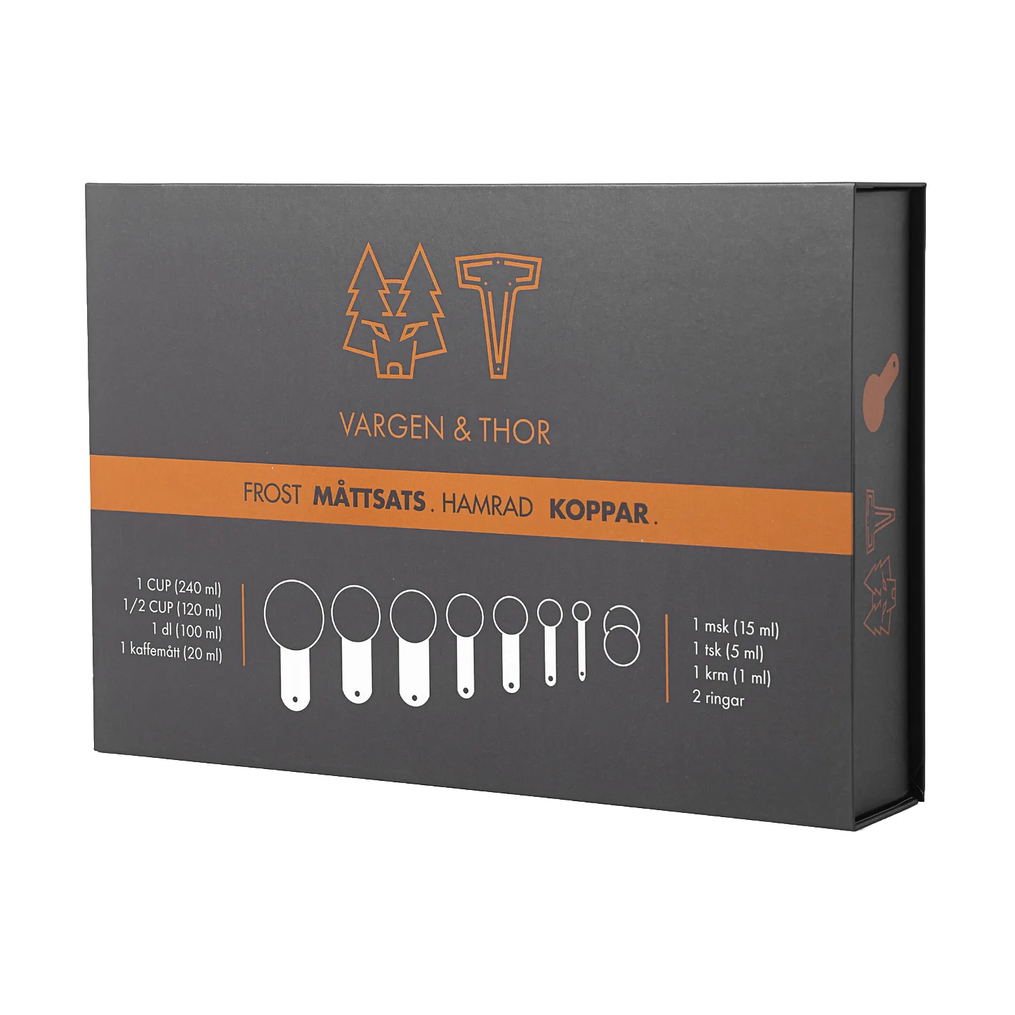 Frost maatbeker-set, Kopjes, 7-delig Vargen & Thor