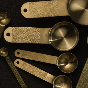 Frost maatbeker-set - Messing, 7 delen - Vargen & Thor
