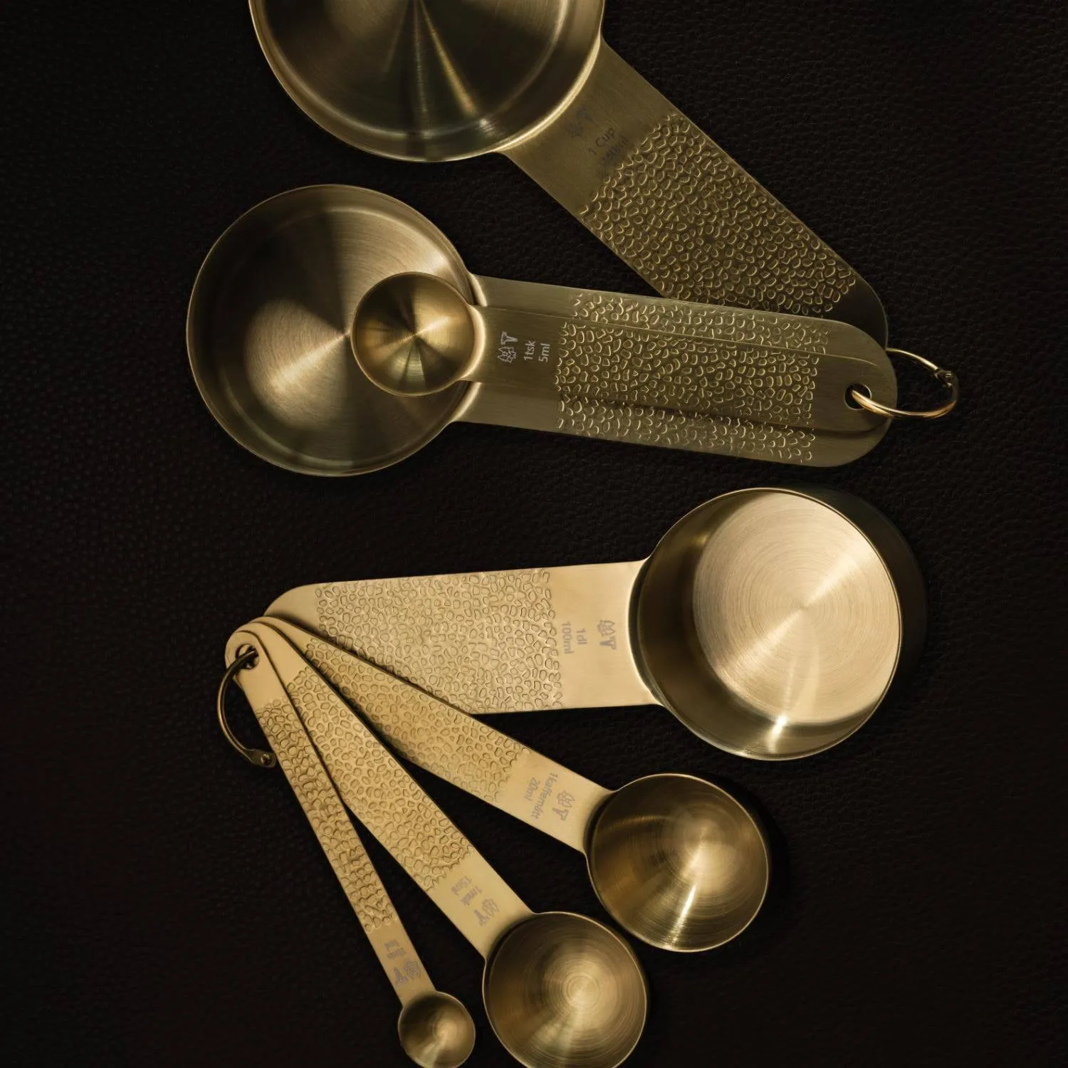 Frost maatbeker-set, Messing, 7 delen Vargen & Thor