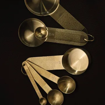 Frost maatbeker-set - Messing, 7 delen - Vargen & Thor