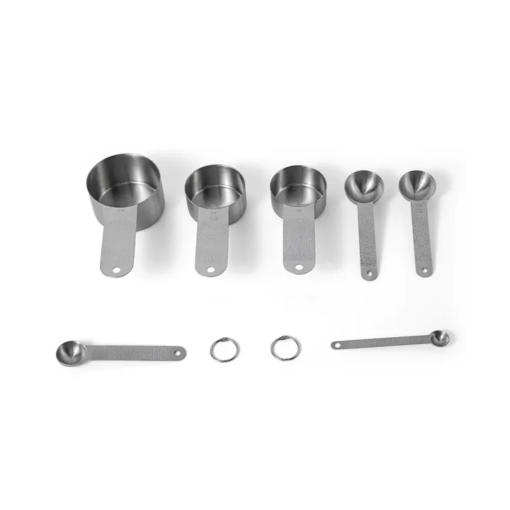 Frost maatbeker-set - Zilver, 7 delig - Vargen & Thor