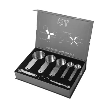 Frost maatbeker-set - Zilver, 7 delig - Vargen & Thor