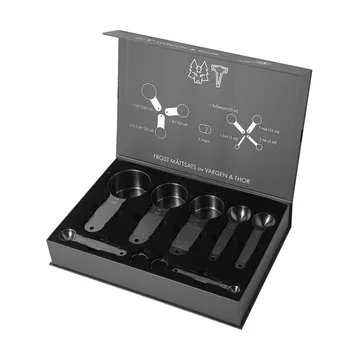 Frost maatbeker-set - Zwart, 7-delig - Vargen & Thor