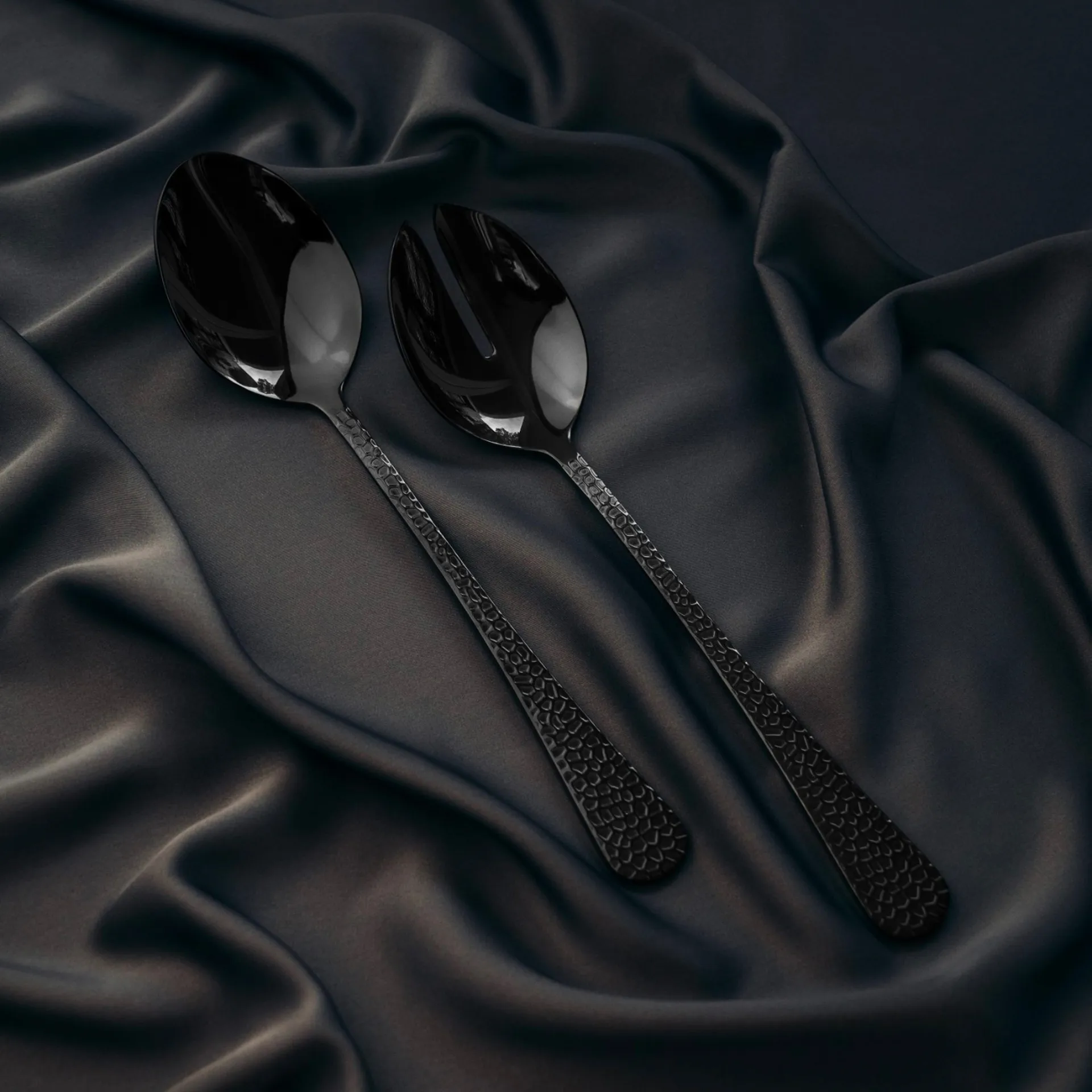 Frost saladebestek, Onyx Vargen & Thor