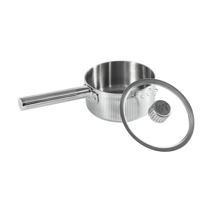 Glima pan - Roestvrij staal, glazen deksel, 1 l - Vargen & Thor