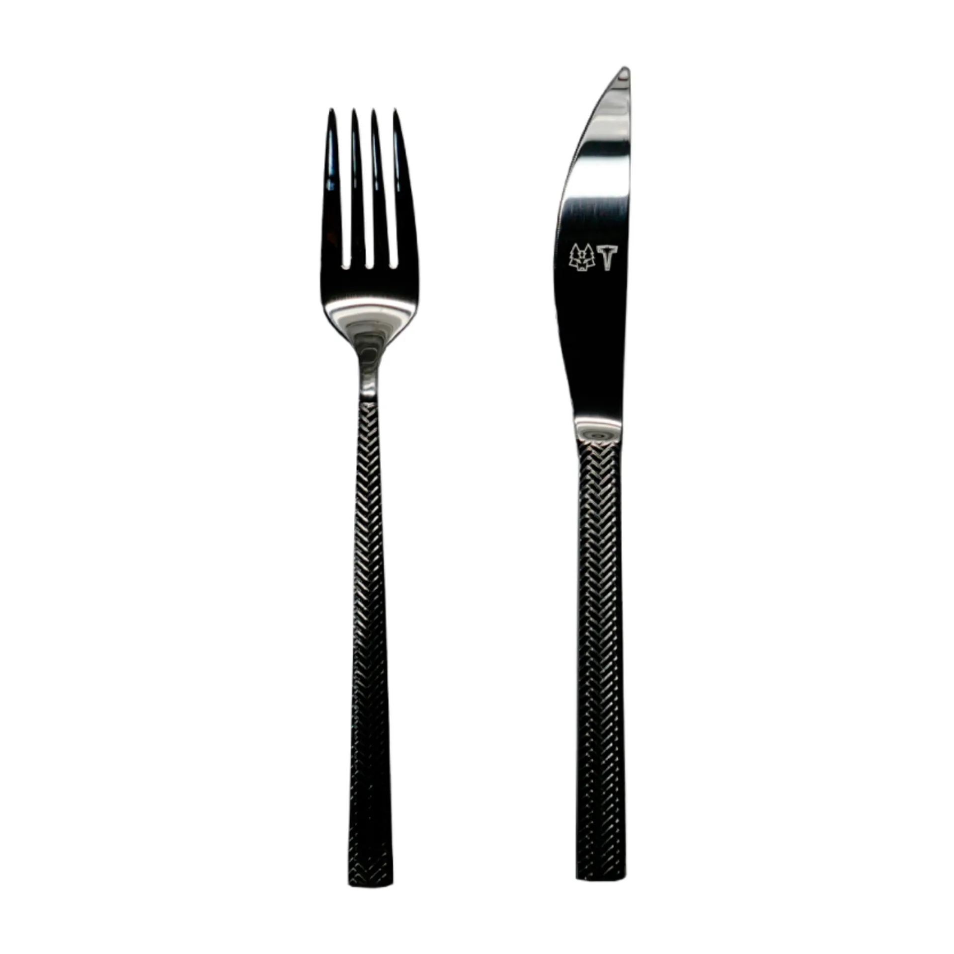 Glöd steakset grillbestek 8-delig, Roestvrij staal Vargen & Thor