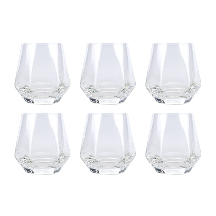 Hexa glas 30 cl 6-pack - Transparant - Vargen & Thor