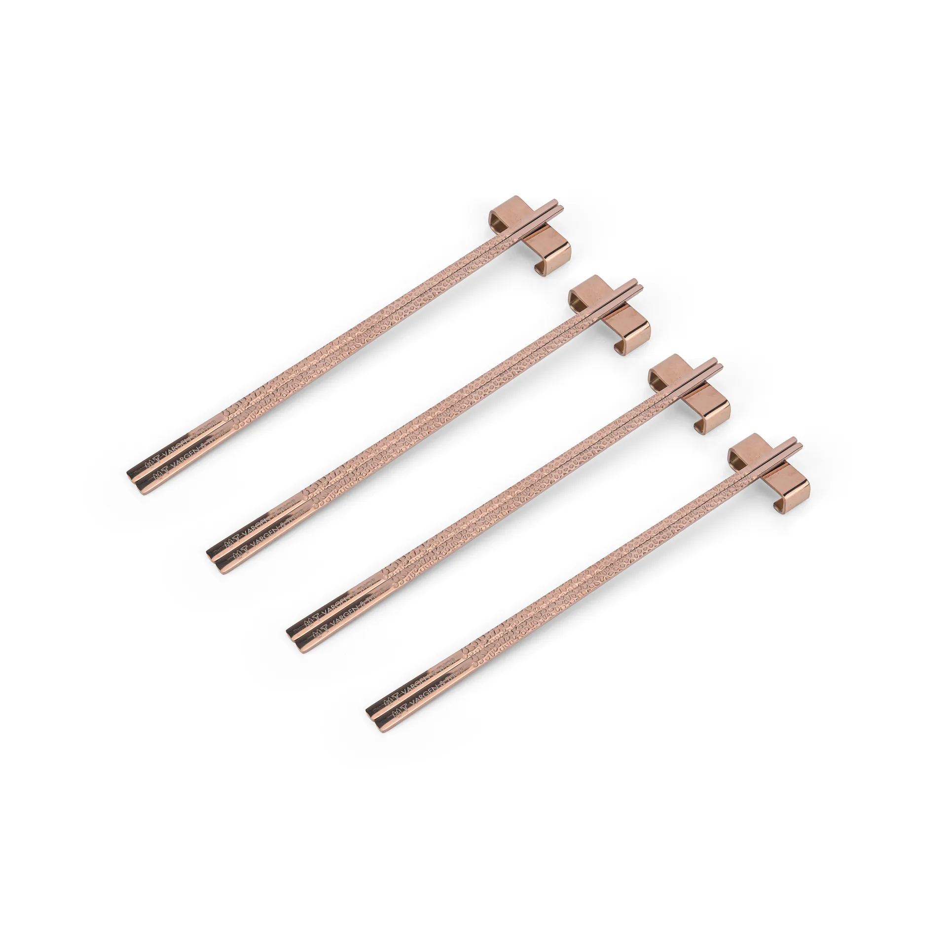 Kito Chopsticks eetstokjes 4-pack, Koper Vargen & Thor
