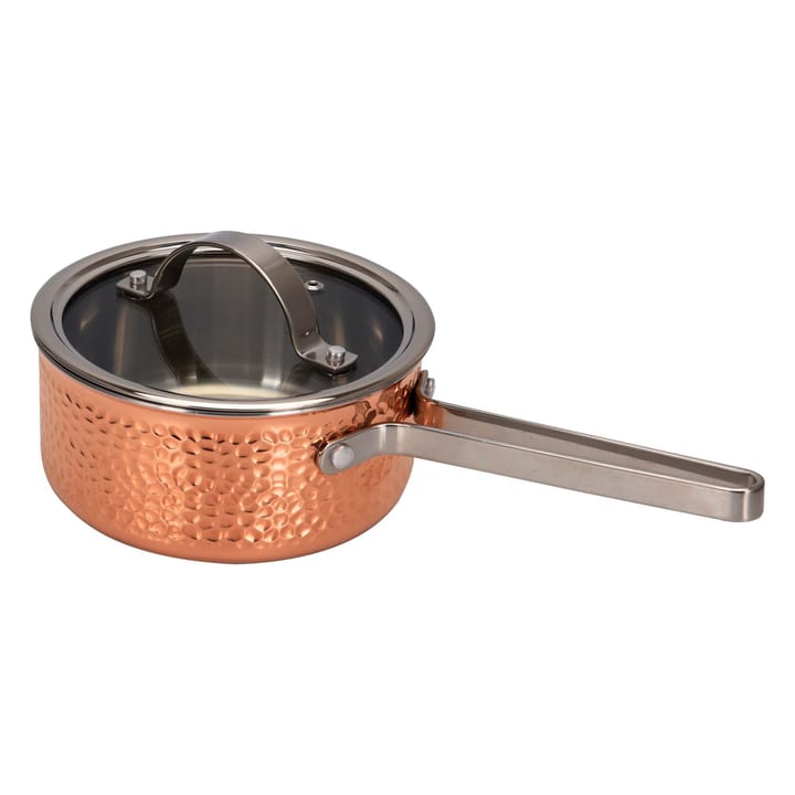 Mjölner gehamerde koperen steelpan met deksel, Vera, 1,6 L Vargen & Thor