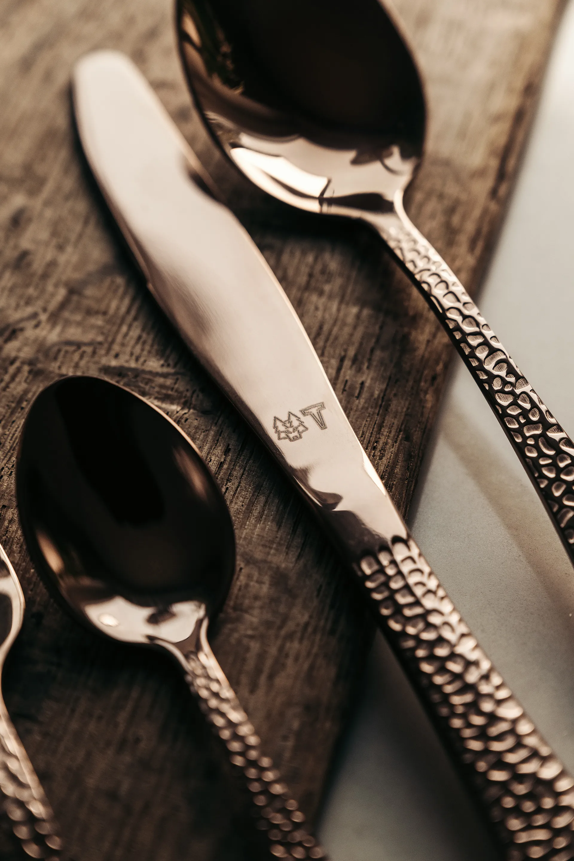 Vargen & Thor bestekset 16-delig, Fenix, koper Vargen & Thor