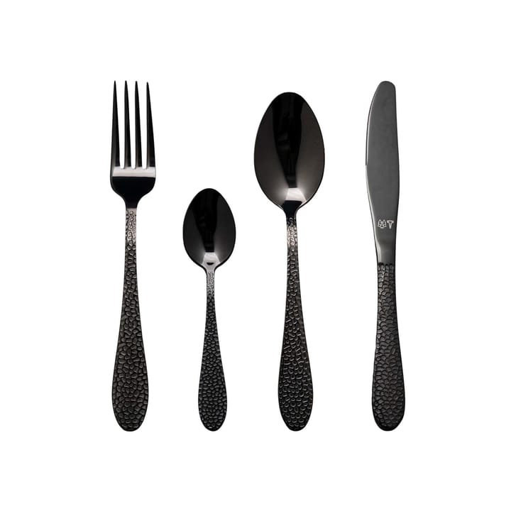 Vargen & Thor bestekset 16-delig - Onyx, zwart - Vargen & Thor