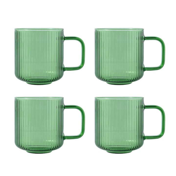 YKON koffiemok 4-pack 41 cl, Groen Vargen & Thor