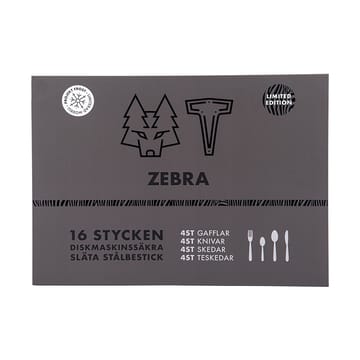 Zebra bestekset - 16-delig - Vargen & Thor