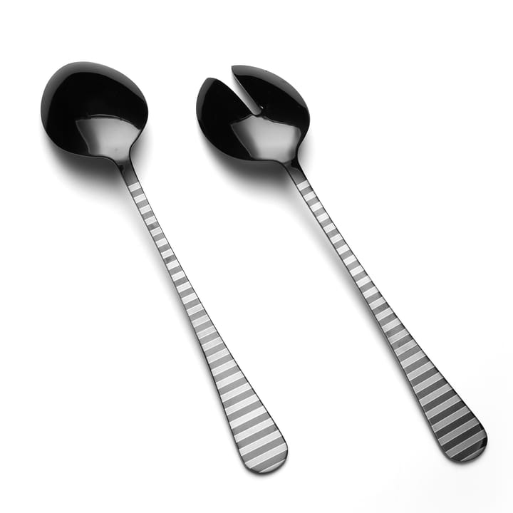 Zebra saladebestek 2-pack, Zebrapatroon Vargen & Thor