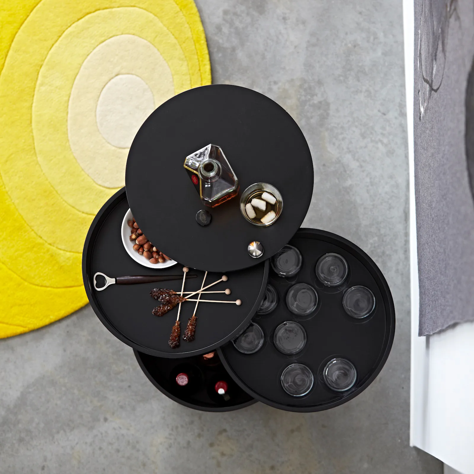 Barboy roltafel, Zwart Verpan