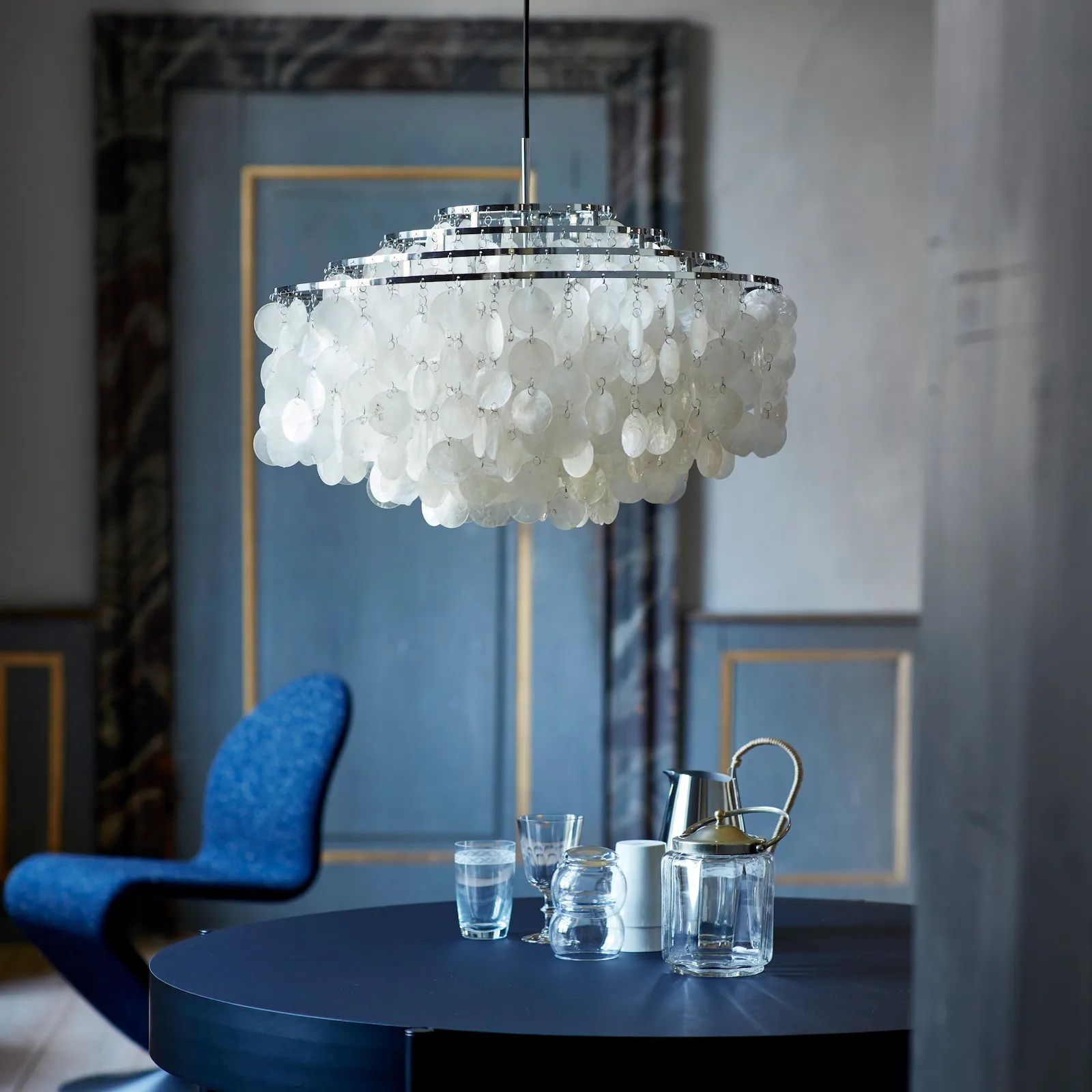 FUN 10DM plafondlamp, Chroom Verpan
