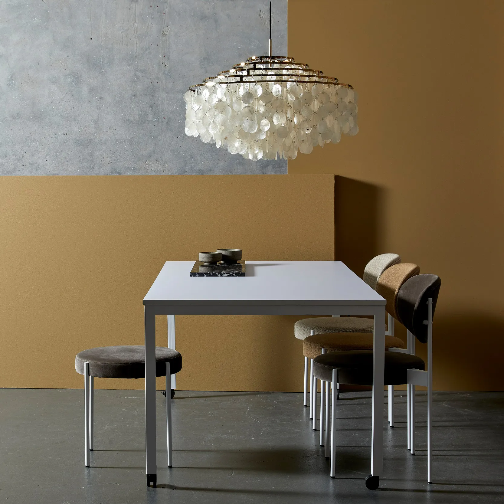 FUN 11DM plafondlamp, Messing Verpan