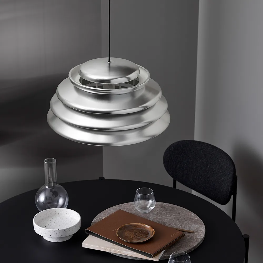 Hive hanglamp, aluminium Verpan