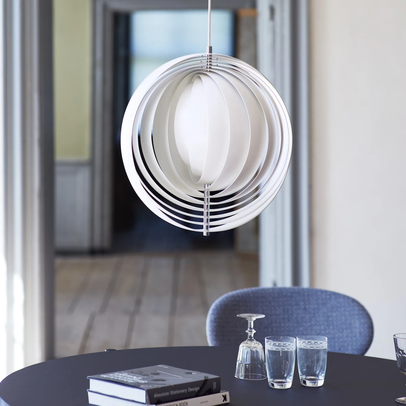 Moon plafondlamp, Wit, Ø44,5 cm Verpan