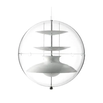 Panto hanglamp - wit, large, transparant acryl - Verpan
