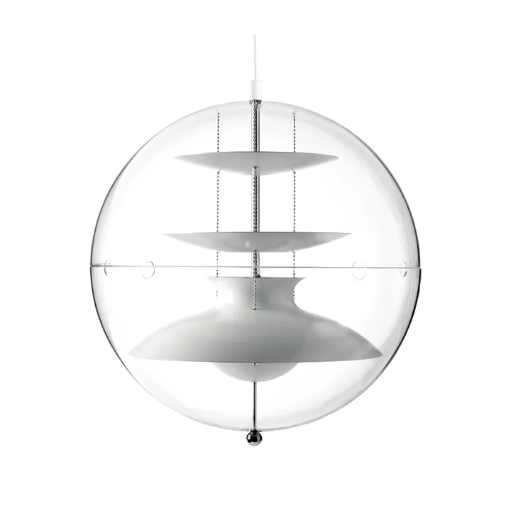 Panto hanglamp - wit, large, transparant acryl - Verpan