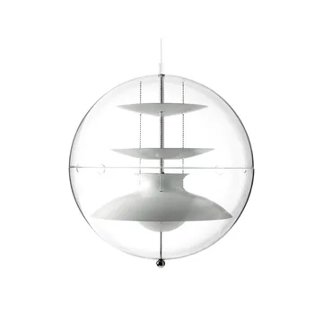 Panto hanglamp - wit, small, transparant acryl - Verpan