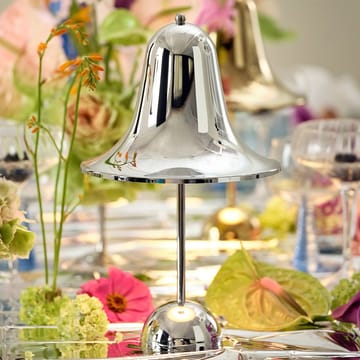 Pantop portable tafellamp 30 cm - Shiny chrome - Verpan