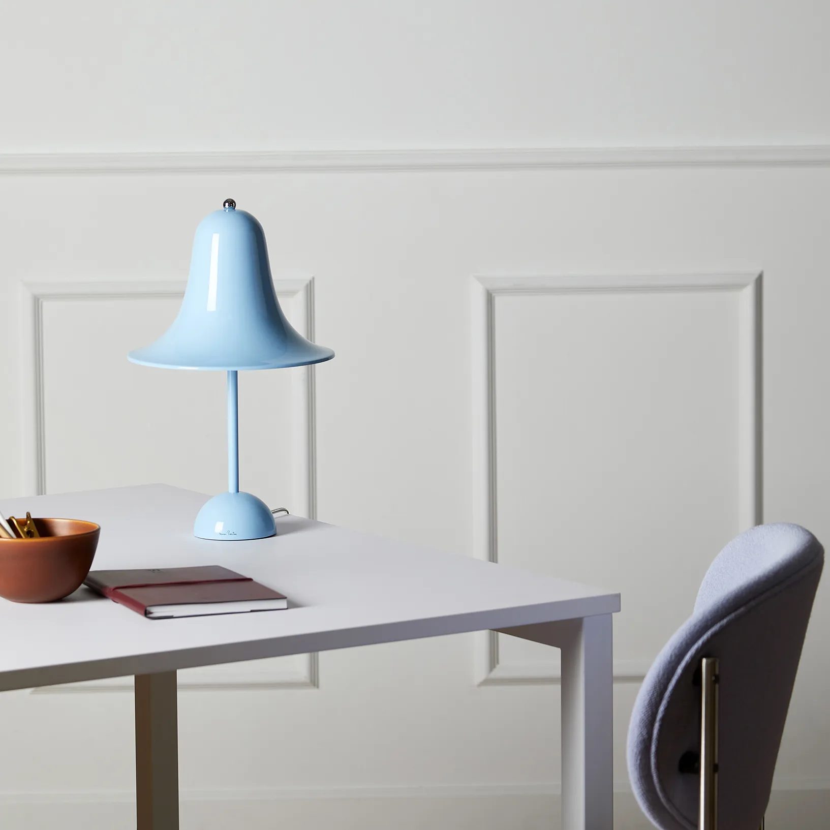 Pantop tafellamp Ø23 cm
, Light blue Verpan