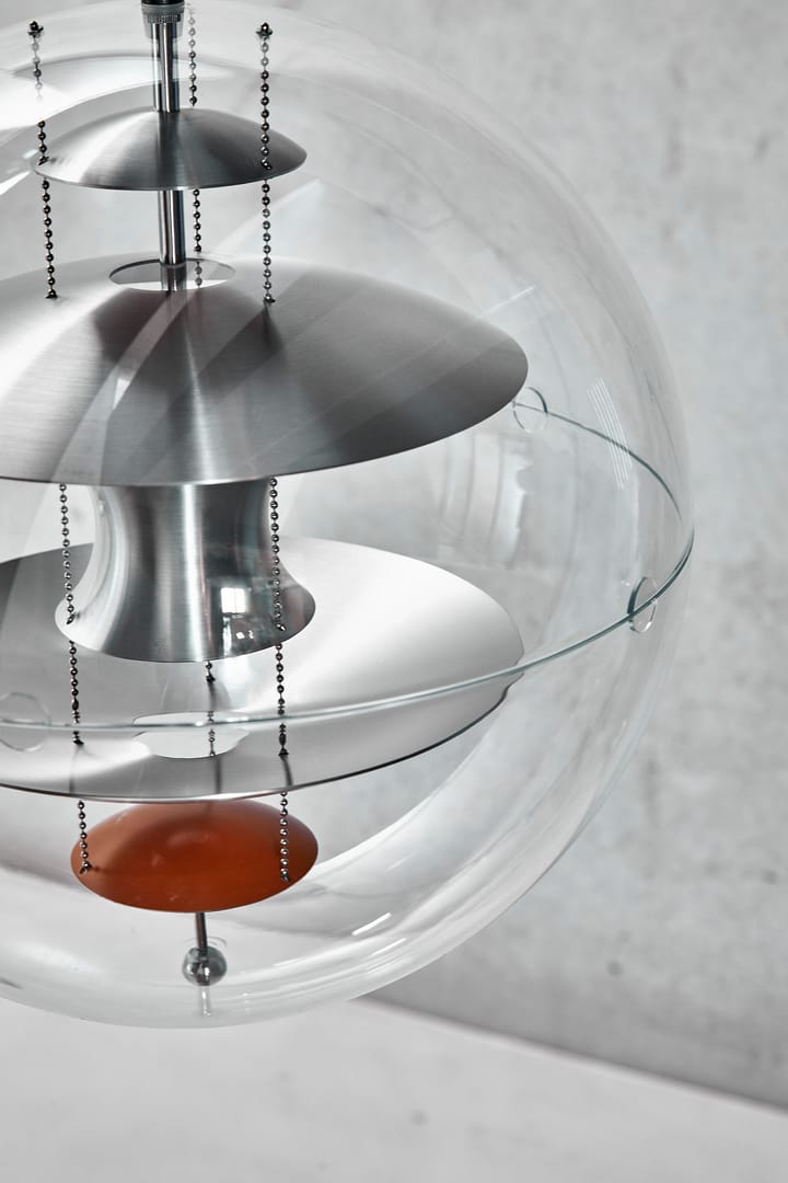VP Globe Brushed Alu plafondlamp, Ø40 cm Verpan