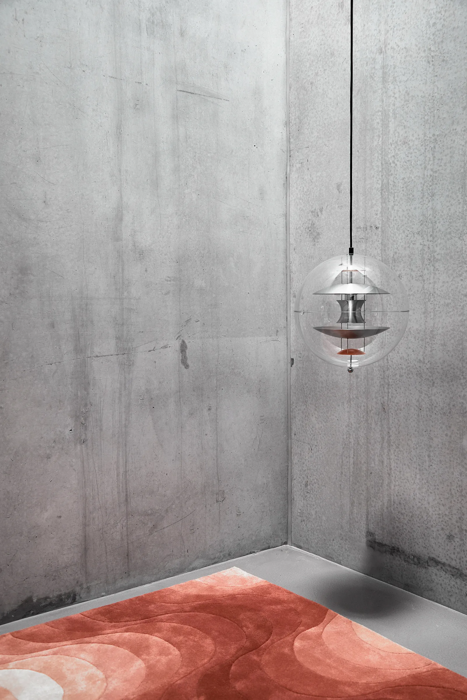 VP Globe Brushed Alu plafondlamp, Ø40 cm Verpan