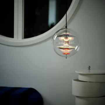 VP Globe plafondlamp Ø28cm - Chrome-red-blue - Verpan