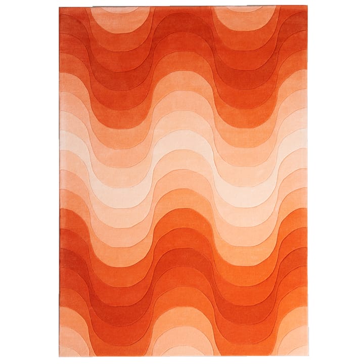 Wave vloerkleed 170x240 cm - Oranje - Verpan