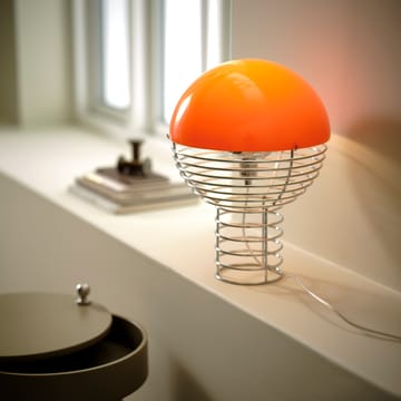 Wire tafellamp Ø30 cm - Chrome-orange - Verpan