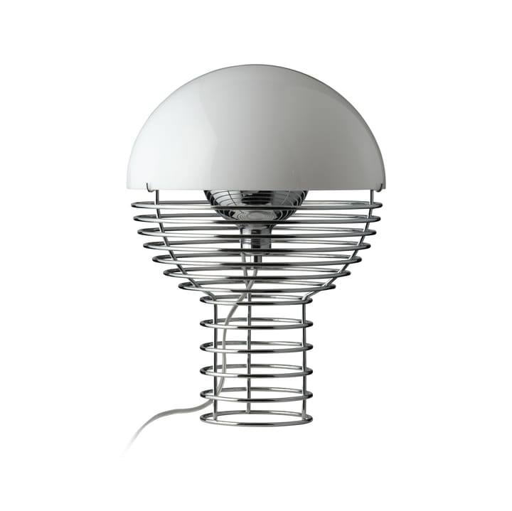Wire tafellamp Ø30 cm, Chrome-white Verpan