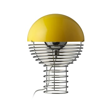 Wire tafellamp Ø30 cm - Chrome-yellow - Verpan