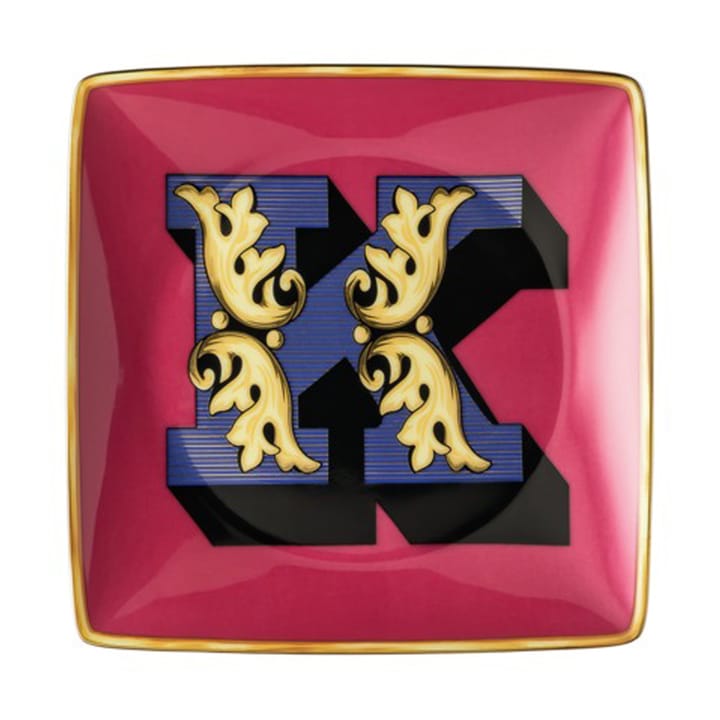Versace Holiday Alphabet schotel 12 cm - K - Versace