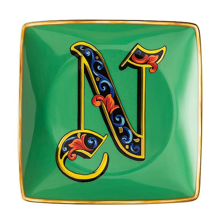 Versace Holiday Alphabet schotel 12 cm - N - Versace