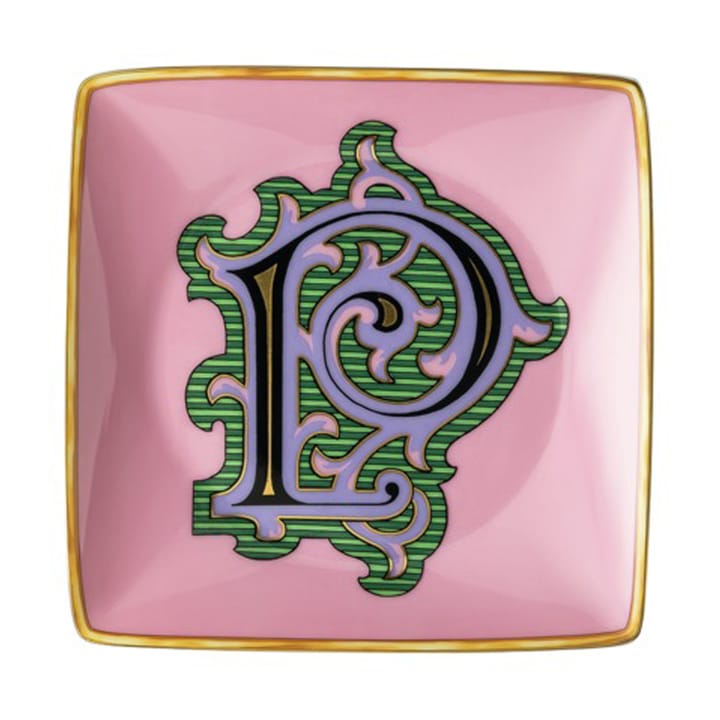 Versace Holiday Alphabet schotel 12 cm - P - Versace