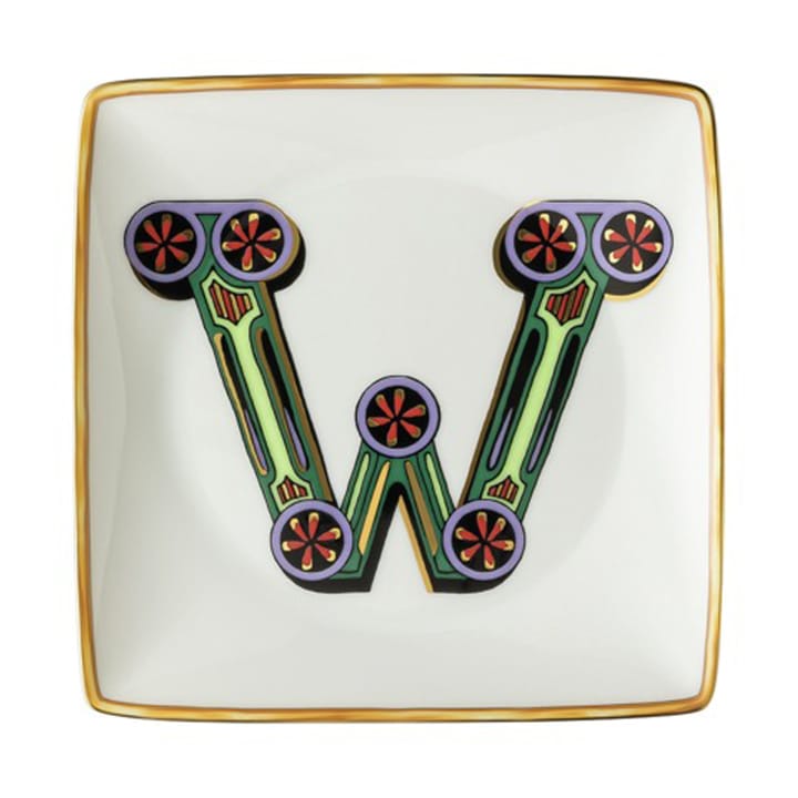 Versace Holiday Alphabet schotel 12 cm - W - Versace