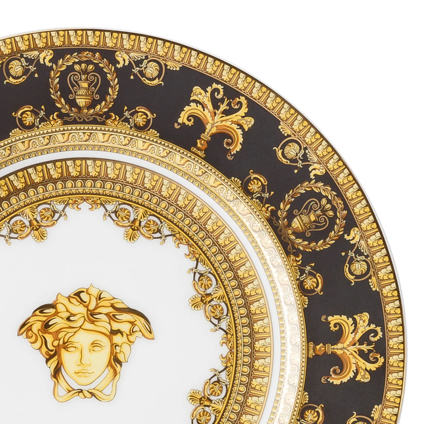 Versace I love Baroque bordje, Nero Versace