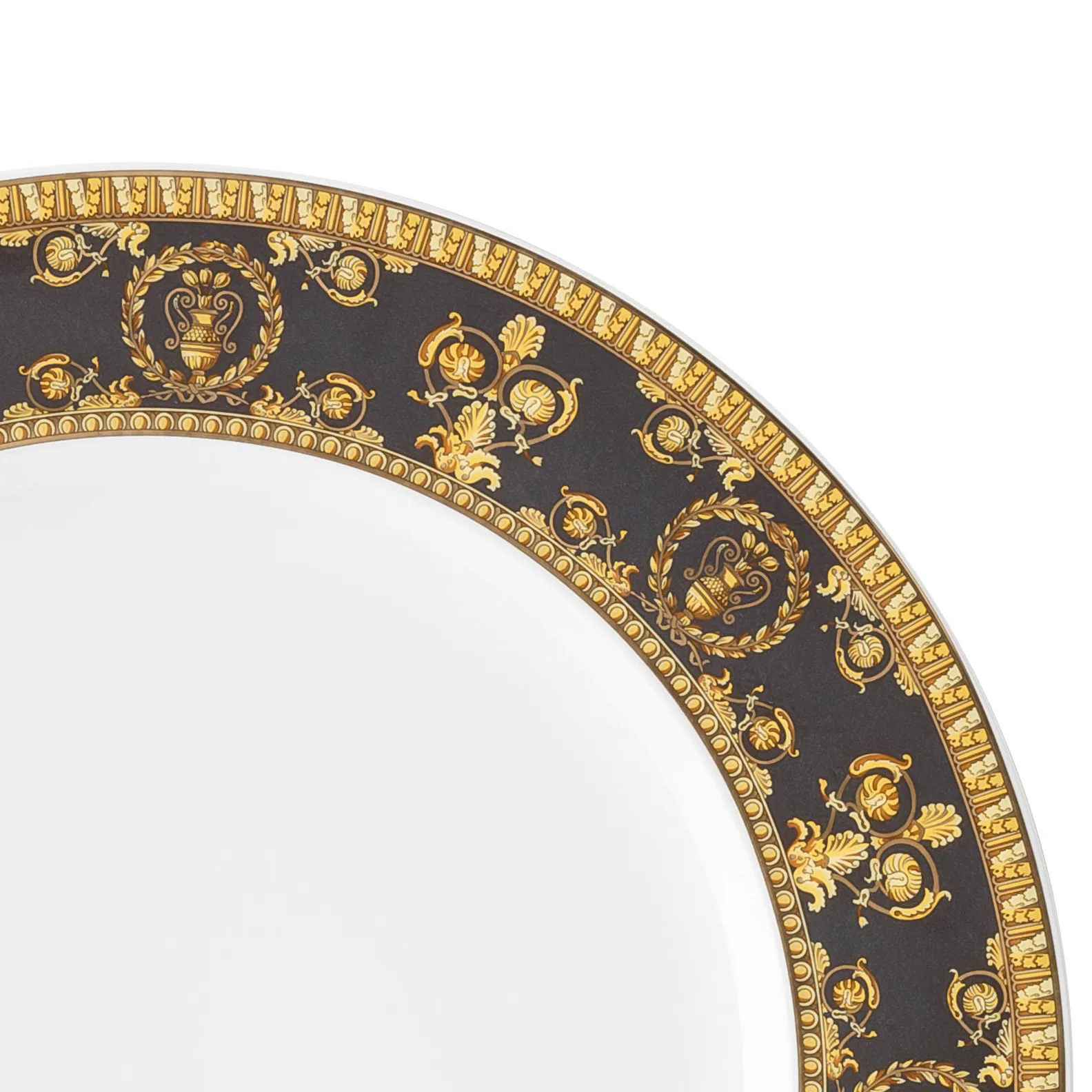 Versace I love Baroque dessertbord, Nero Versace