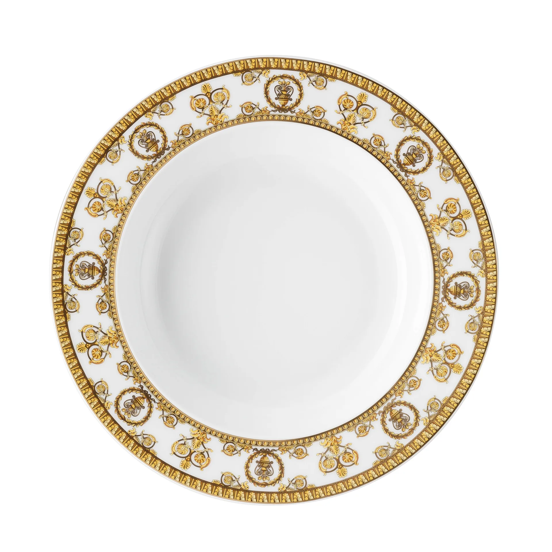 Versace I love Baroque diep bord, Bianco Versace