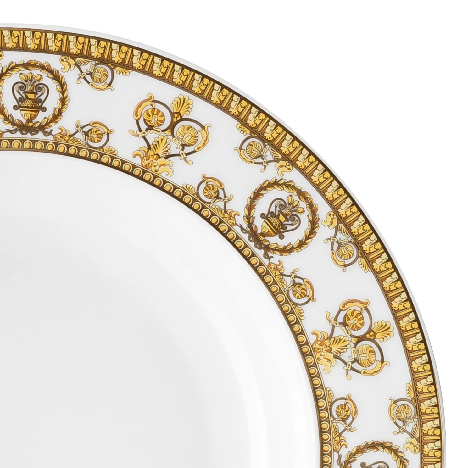 Versace I love Baroque diep bord, Bianco Versace