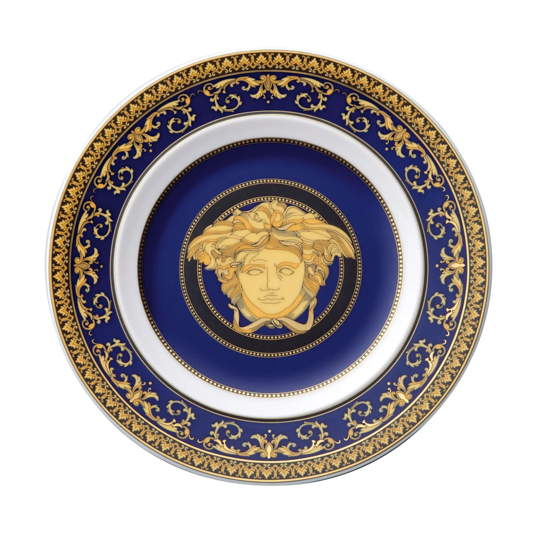 Versace Medusa Blue bordje, 18 cm Versace