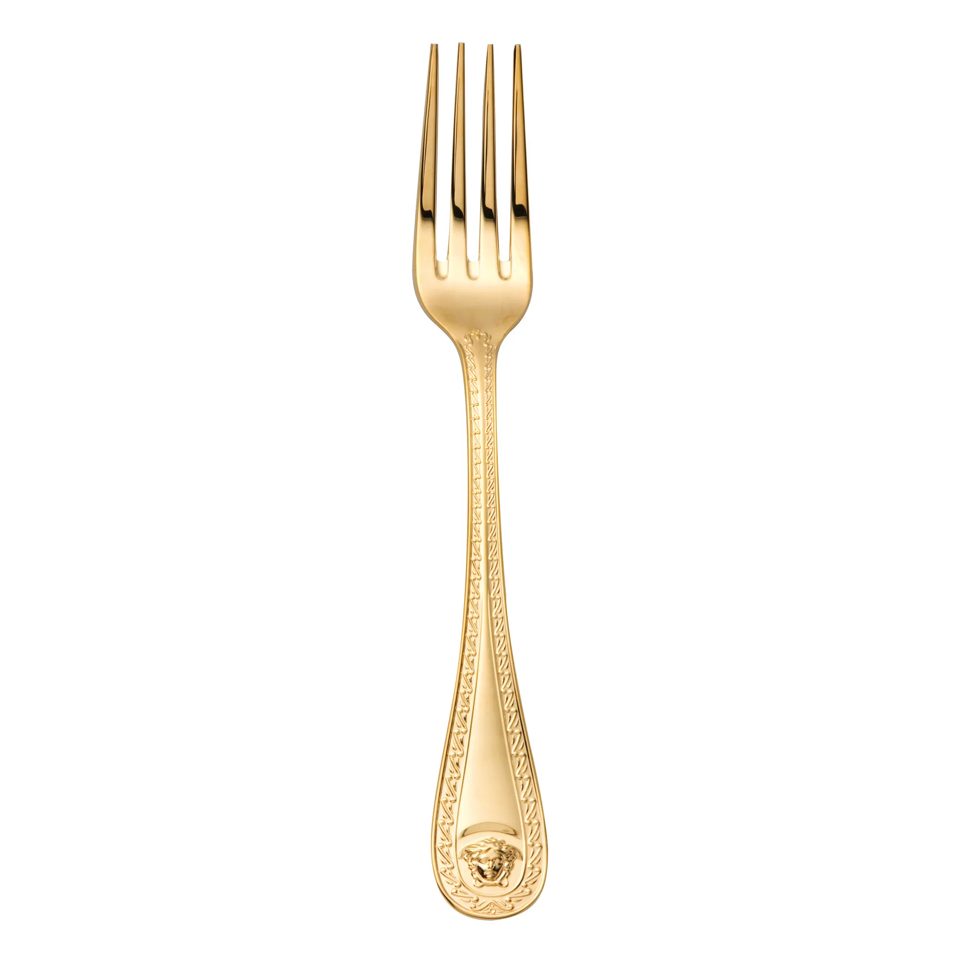 Versace Medusa dinervork verguld, 20,5 cm Versace