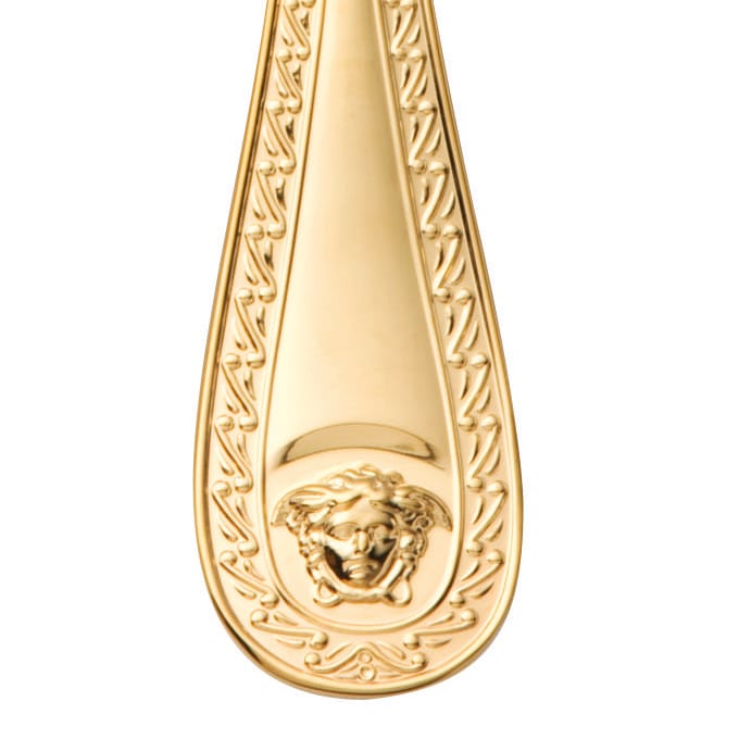 Versace Medusa dinervork verguld, 20,5 cm Versace