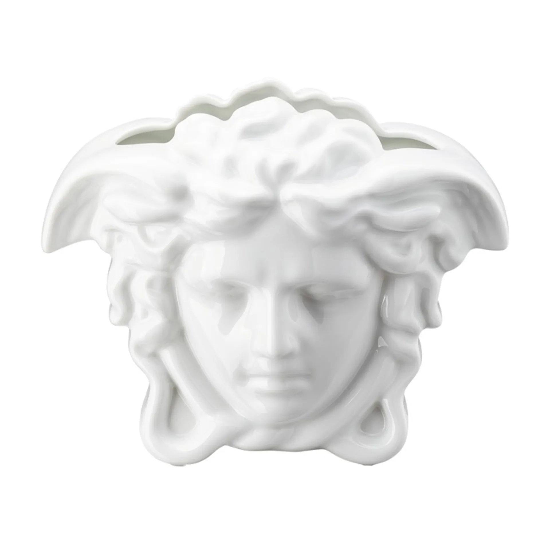 Versace Medusa Grande vaas 15 cm, Wit Versace