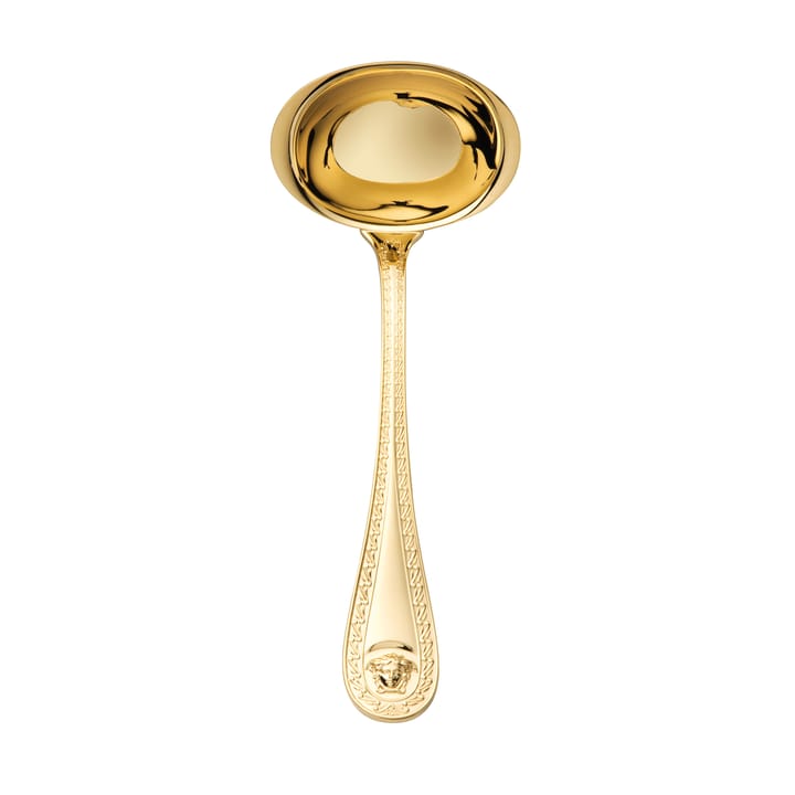 Versace Medusa sauslepel, Verguld Versace