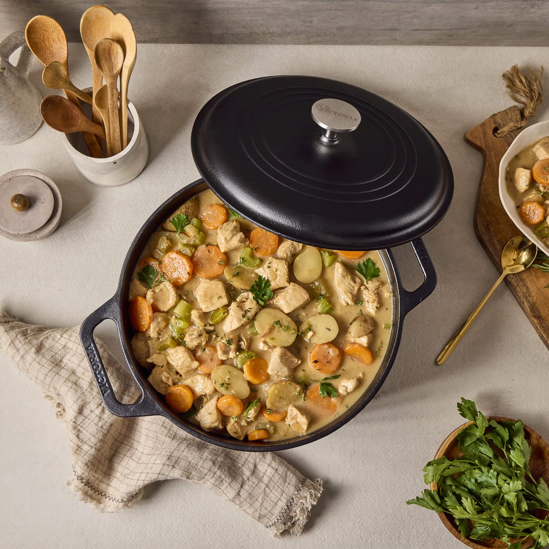 Gietijzeren braadpan Ø26 cm, 5,7 l Victoria